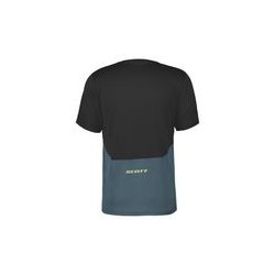Scott Shirts Trail Tuned, Men, Black/Aruba Green, Cykeltröja