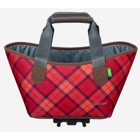 Racktime Agnetha bag, Nobel Red, 15 L, Cykelväska
