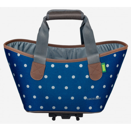 Racktime Agnetha bag, Polka Dots, 15 L, Cykelväska