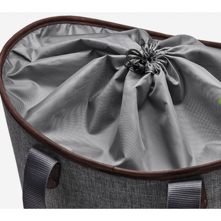 Racktime Agnetha bag, Midnight Flowers, 15 L, Cykelväska