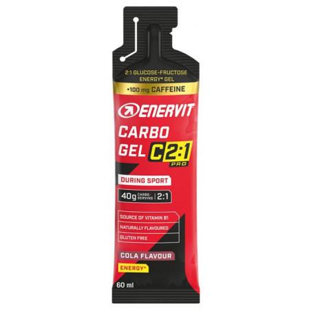 Enervit C2:1 Carbo Gel Cola + 100 mg koffein 60 ml