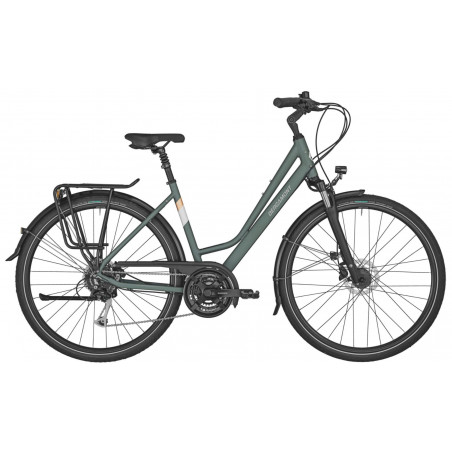 Bergamont Horizon 4 Amsterdam, Matt Highland Grey, 48 cm, 2024, Hybridcykel dam