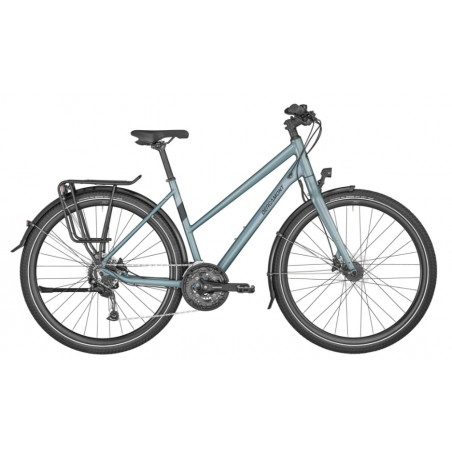 Bergamont Vitess 6, Lady, Shiny Silver Blue, 52 cm, Damcykel hybrid