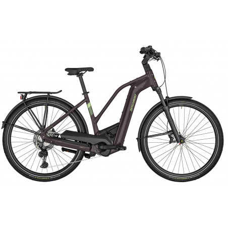 Bergamont E-Horizon Premium Expert Lady, Shiny Cassis Red, 52 cm, Elcykel