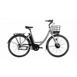 Ecoride Ambassador AXS H8 Front Silver, Elcykel