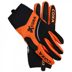 Coxa Carry Racing Thermo, Orange/Svart, Skidhandske