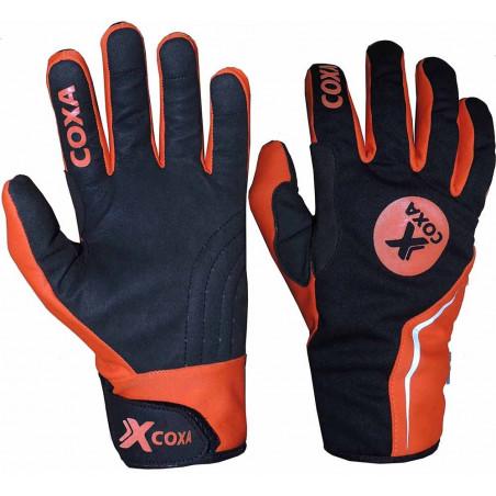 Coxa Carry Racing Thermo, Orange/Svart, Skidhandske