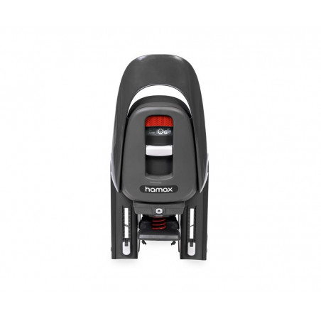 Hamax Caress Cykelstol Barn. Grå/Röd, Pakethållarmontering