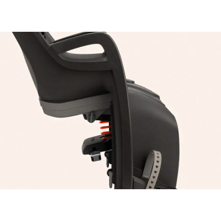 Hamax Zenith Cykelstol, Barn, Grå/Svart, Pakethållarmontering