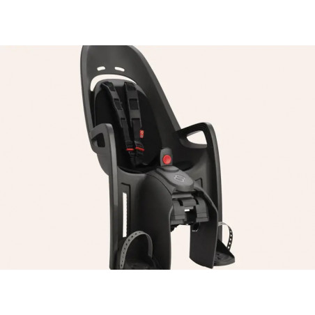 Hamax Zenith Cykelstol, Barn, Grå/Svart, Pakethållarmontering