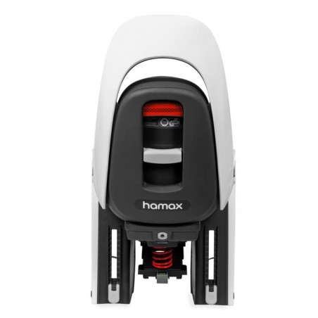 Hamax Caress Cykelstol Barn. Vit/Svart, Pakethållarmontering