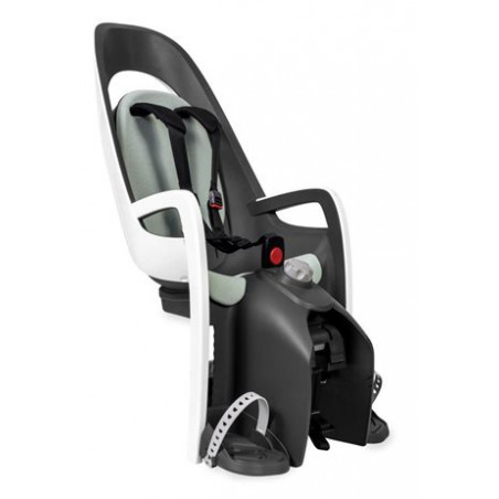 Hamax Caress Cykelstol Barn. Vit/Mynta, Pakethållarmontering