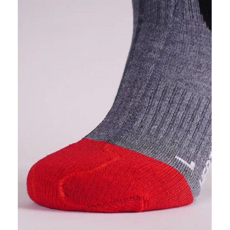 Lenz Värmestrumpor Heat Sock 5.1 Toe Cap med Batteripack 1200 – Värmestrumpor för längdskidåkning och kalla vinterdagar
