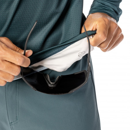 Scott Trail Flow Long-Sleeve Men´s Shirt, Aruba Green/Mineral Green, Cykeltröja