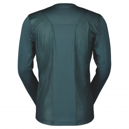 Scott Trail Flow Long-Sleeve Men´s Shirt, Aruba Green/Mineral Green, Cykeltröja