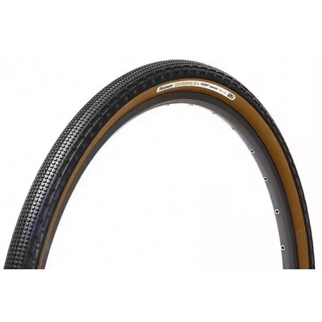 Däck Panaracer 700 x 43 GravelKing SK+ Svart/Brun, 550 gr, Vikbart