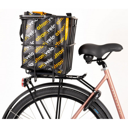 Atran Velo Cykelkorg Grocery, AVS, 40 l, Svart