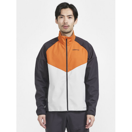 Craft Core Glide Block Jacket, Herr, Chestnut-Slate, Längdskidjacka