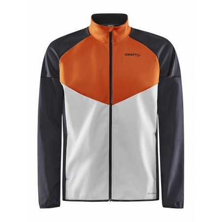 Craft Core Glide Block Jacket, Herr, Chestnut-Slate, Längdskidjacka