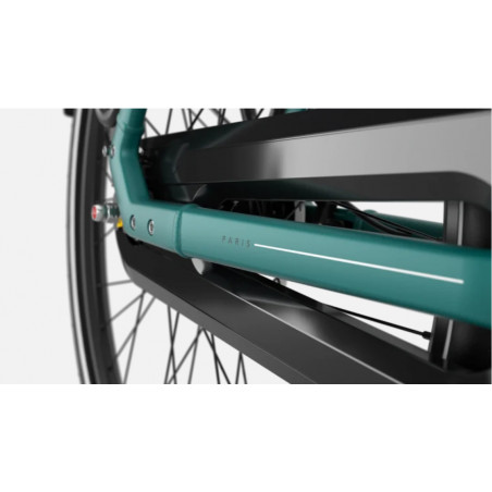 Gazelle Paris C8, Thyme Green Matt, Ram 49 cm, Elcykel