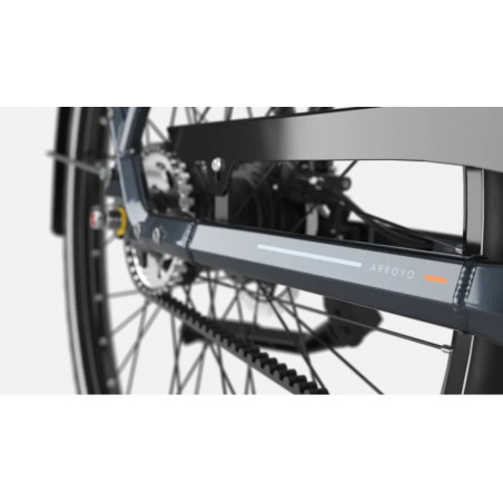 Gazelle Arroyo Elite 3.0 C5, ram 53 cm, Anthracite Grey Glans, Elcykel