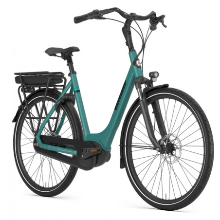 Gazelle Paris C8, Thyme Green Matt, Ram 57 cm, Elcykel