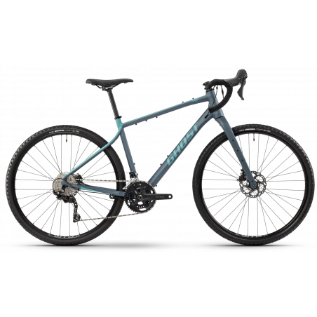 Ghost Asket Essential, Blue/Pearl Green, Small, Gravelcykel