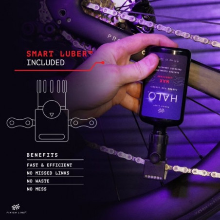 Finish Line HALO® Wax Lubricant – Snabbare. Tystare. Längre.