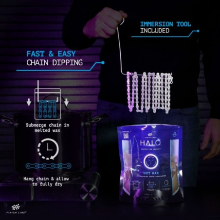 Finish Line HALO® HOT WAX – Professionell kedjevaxning för extrem prestanda