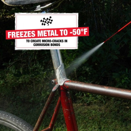 Finish Line Chill Zone™ – Räddar fastrostade cykeldelar