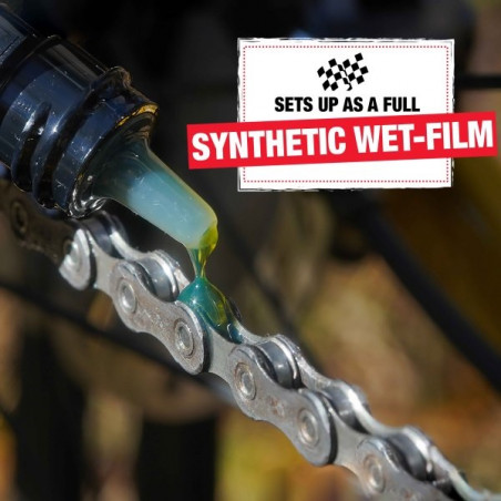 Finish Line Wet Lube – Extremt slitstarkt kedjesmörjmedel för blöta och krävande förhållanden