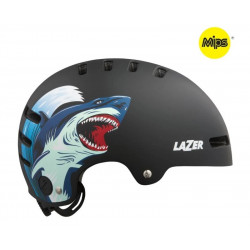 Lazer One+ MIPS – Shark Matte Black (M 55–59 cm)