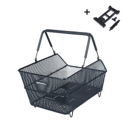 Bakkorg BASIL Cento MIK. för pakethållare. svart