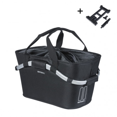 Bakkorg BASIL Classic Carry All MIK. för pakethållare. svart