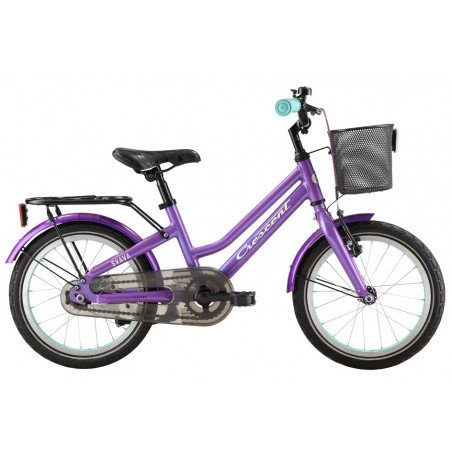 Crescent Svava, 0-vxl, 16", Lila, Barncykel