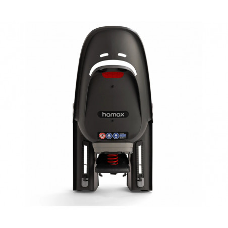 Hamax Zenith barnstol Relax, Grå/svart, Pakethållarmontering