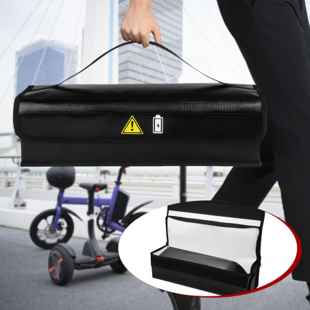 Brandsäker Batteriväska för Elcykelbatterier – Säker Förvaring & Laddning