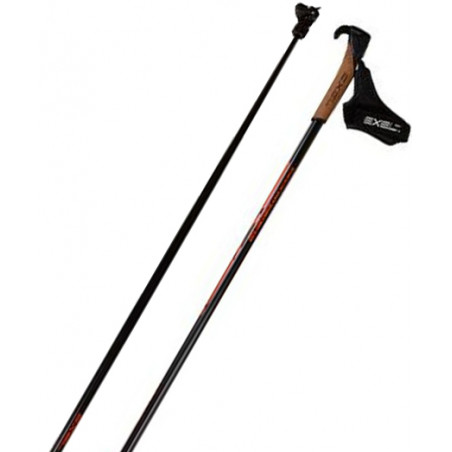 Exel Ultralite, Black/orange, Skidstav