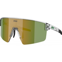 Bliz P004 Transparent White/Green. Large. Sportglasögon.