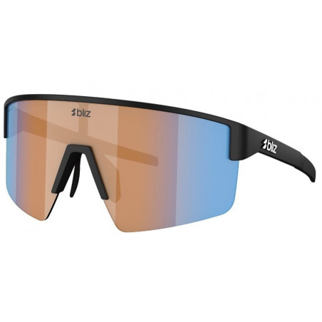 Bliz P004 Matte Black Coral/Orange Mirror Blue. Storlek ?. Sportglasögon.