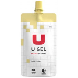 Umara U Gel, Skruvkork, 30 g, Carbs, Vaniljsås, Energigel