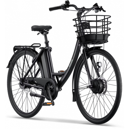 Ecoride Ambassador AXS H8 Front, Svart, Elcykel