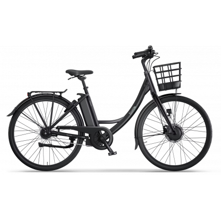 Ecoride Ambassador AXS H8 Front, Svart, Elcykel