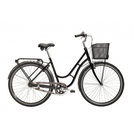 Monark Karin, 7-vxl, 55 cm, Svart, Damcykel