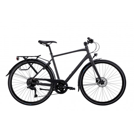 Crescent Kebne, 18-vxl, 53 cm, Svart, Hybridcykel