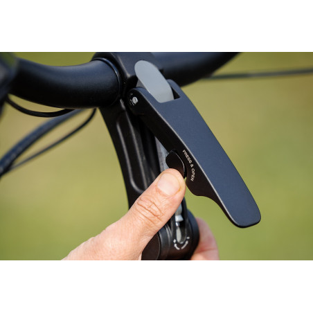 Ecoride Ambassador AXS H8 Front, Svart, Elcykel